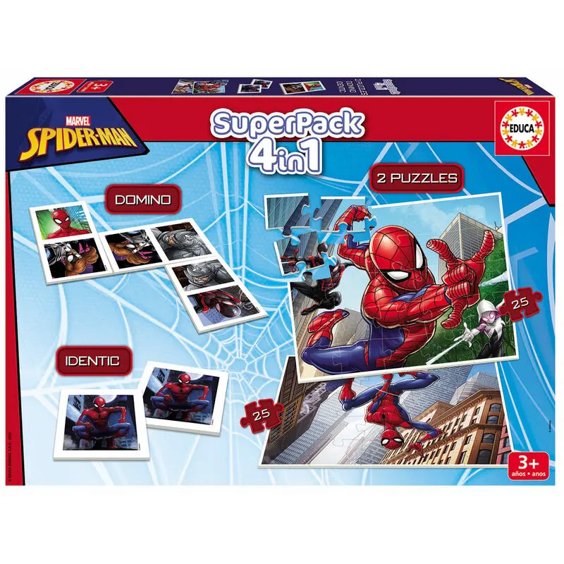 Spider-Man Superpack puzzle 4 in 1 termékfotó