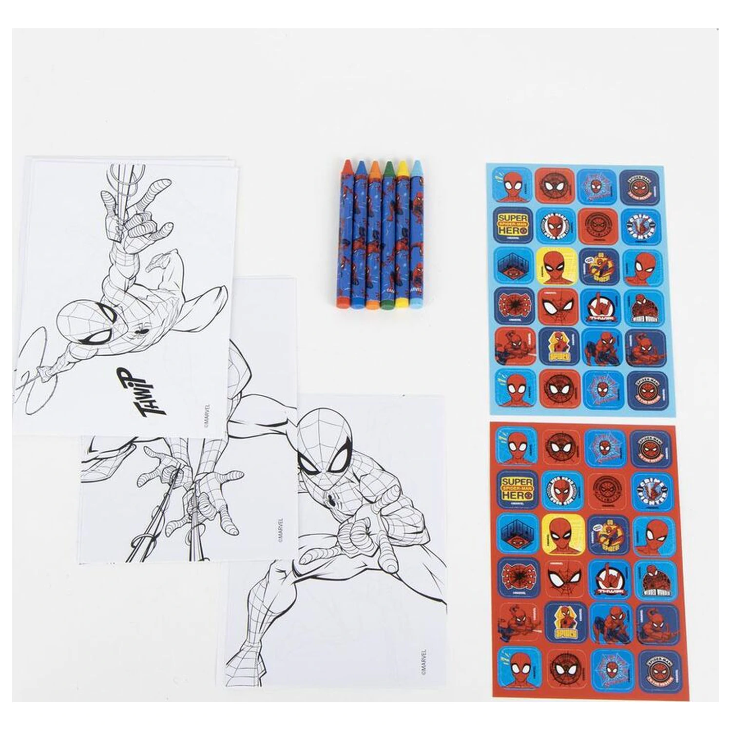 Spider-Man színező csomag termékfotó
