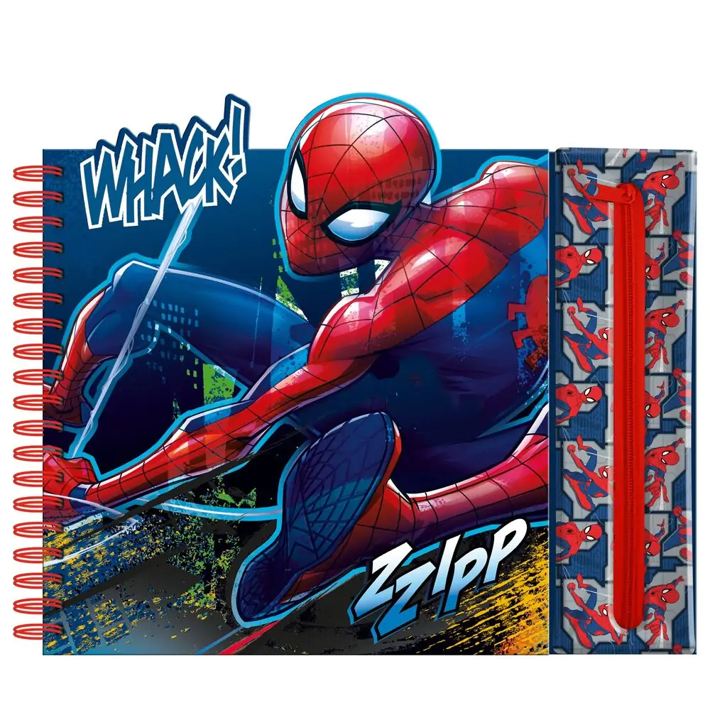 Spider-Man színezőfüzet tolltartóval termékfotó