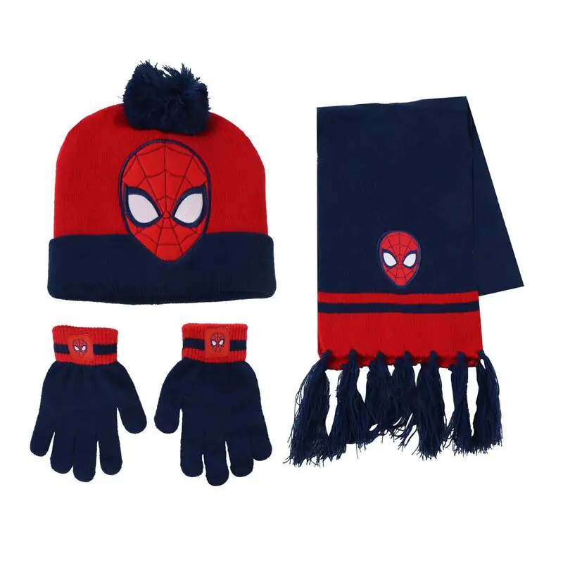 Spider-Man téli sapka, kesztyű és csősál csomag  termékfotó