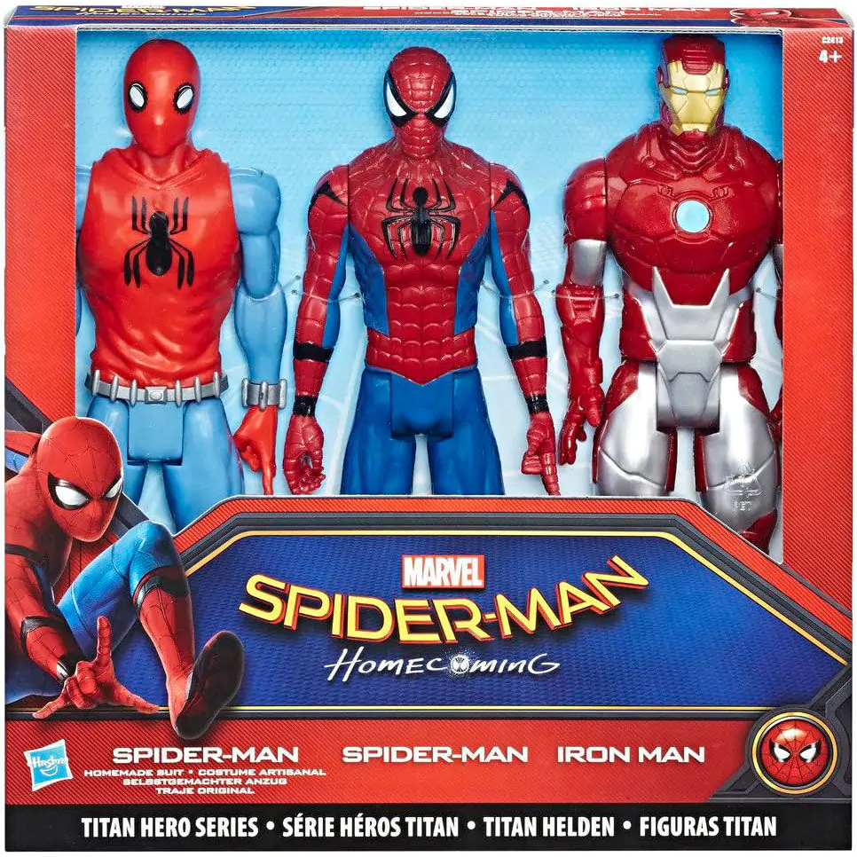 Spider-Man Titan Hero Series 3 db-os figura csomag termékfotó