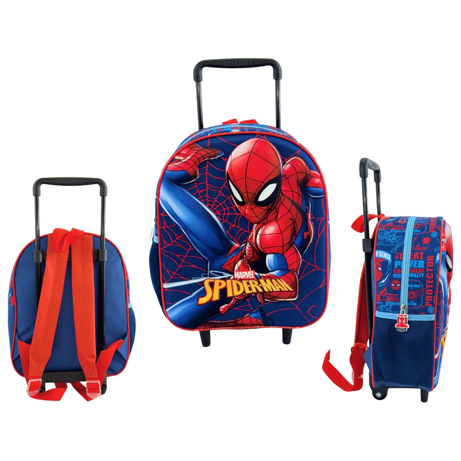 Spider-Man Web 3D gurulós táska 32cm termékfotó