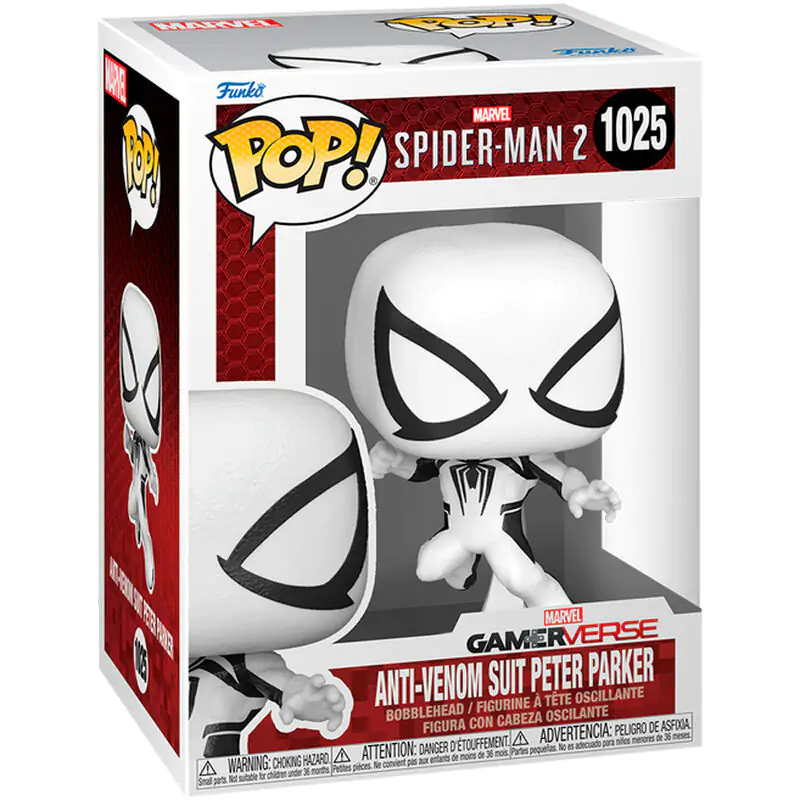 Spiderman 2 Funko POP! Games Vinyl figura Anti-Venom Peter 9 cm termékfotó