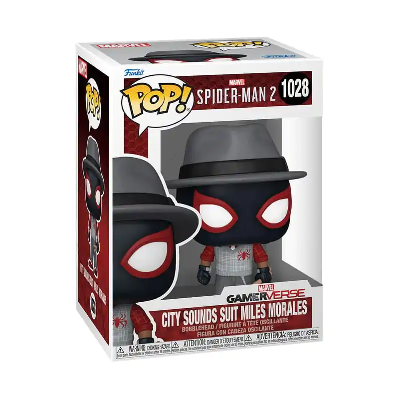 Spiderman 2 Funko POP! Games Vinyl figura City Sounds Miles 9 cm termékfotó