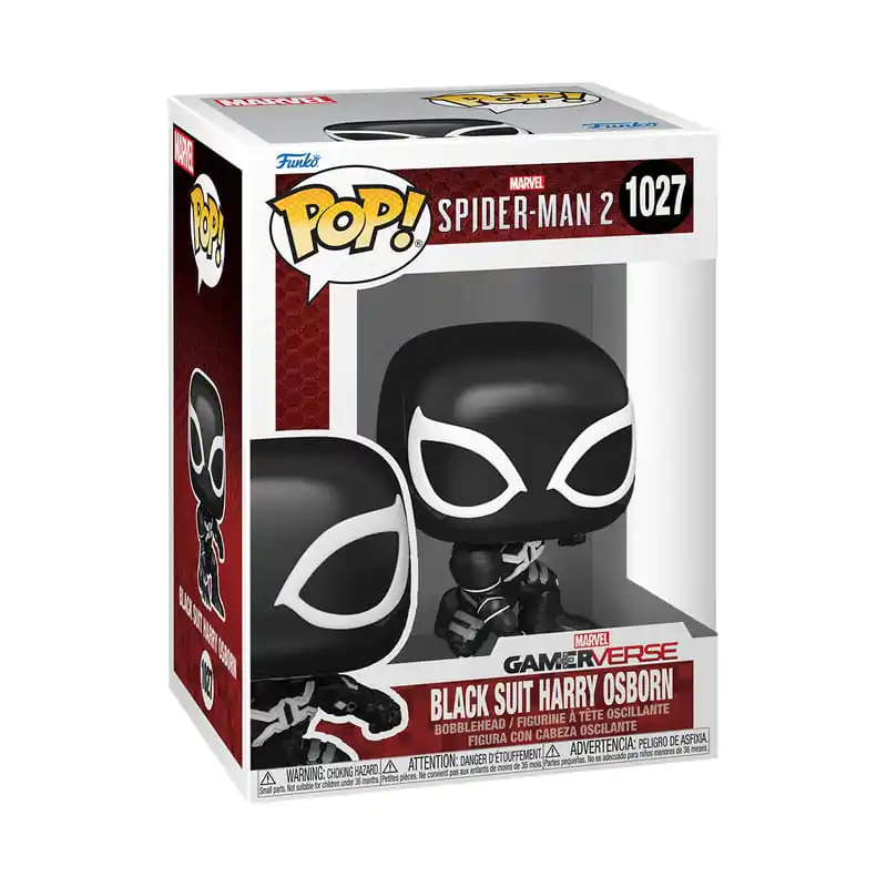 Spiderman 2 Funko POP! Games Vinyl figura Harry Osborn (Black Suit) 9 cm termékfotó