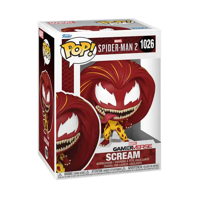 Spiderman 2 Funko POP! Games Vinyl figura Scream 9 cm termékfotó