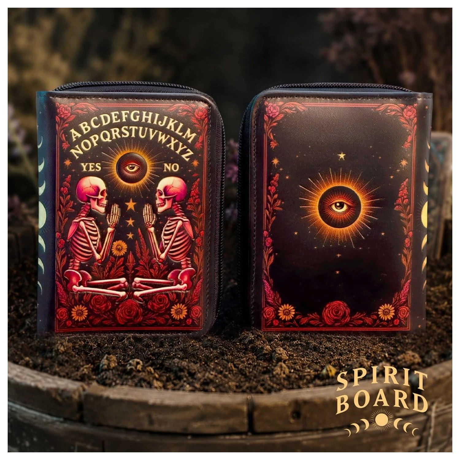Spirit Board Dombornyomott pénztárca Bloom 13 cm termékfotó