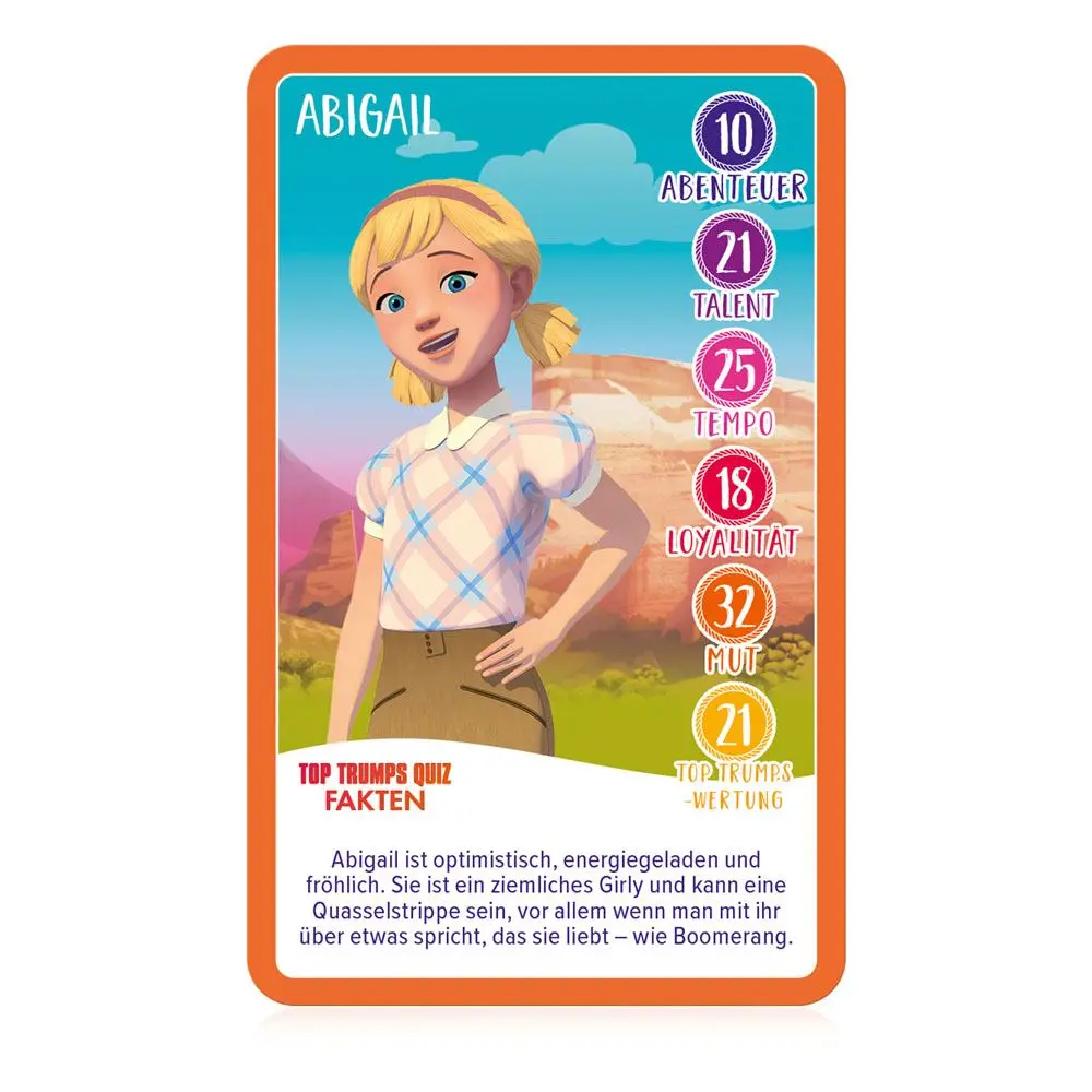 Spirit Card Game Top Trumps Quiz Német nyelvű kártyajáték termékfotó