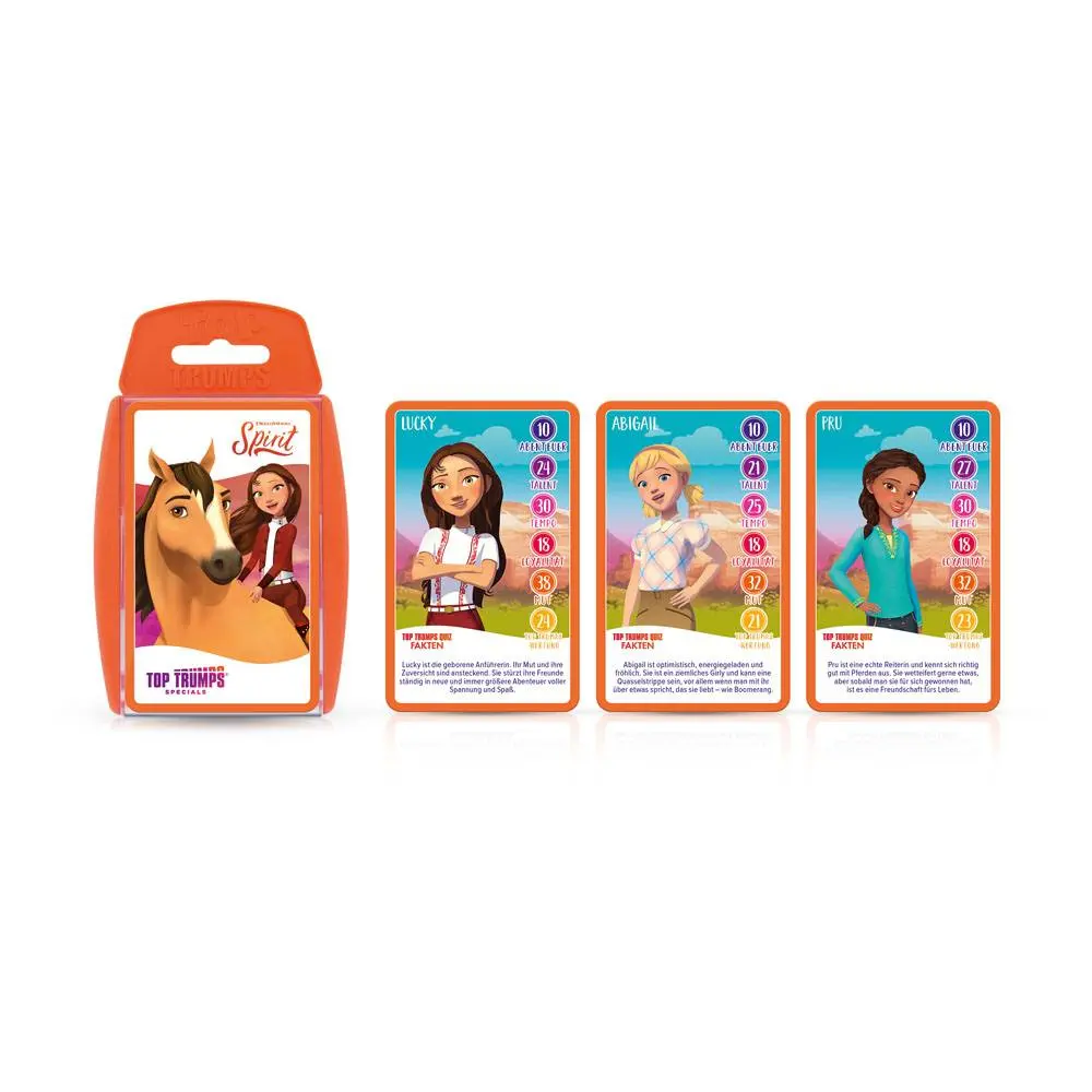 Spirit Card Game Top Trumps Quiz Német nyelvű kártyajáték termékfotó
