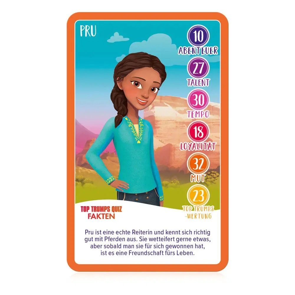 Spirit Card Game Top Trumps Quiz Német nyelvű kártyajáték termékfotó