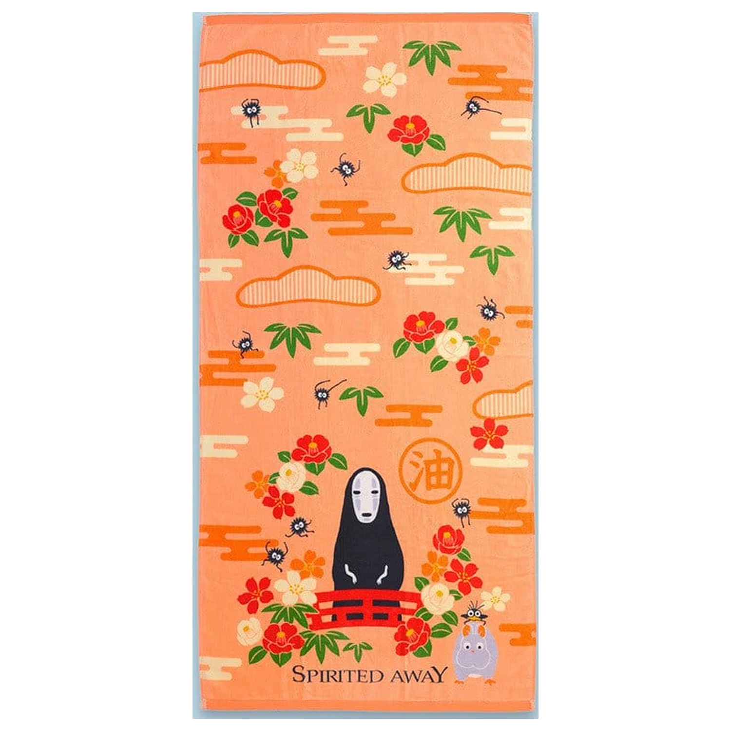 Spirited Away No Face & Flowers törölköző 70 x 140 cm termékfotó