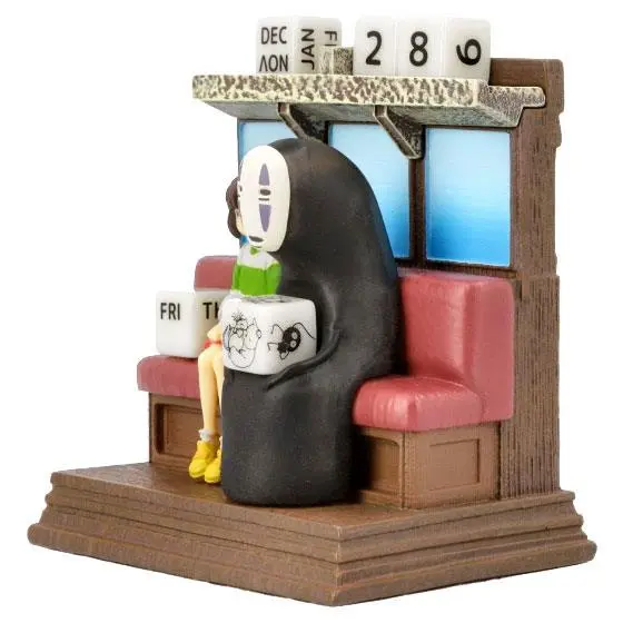 Spirited Away Perpetual Calendar Unabara Train figura Angol nyelvű termékfotó
