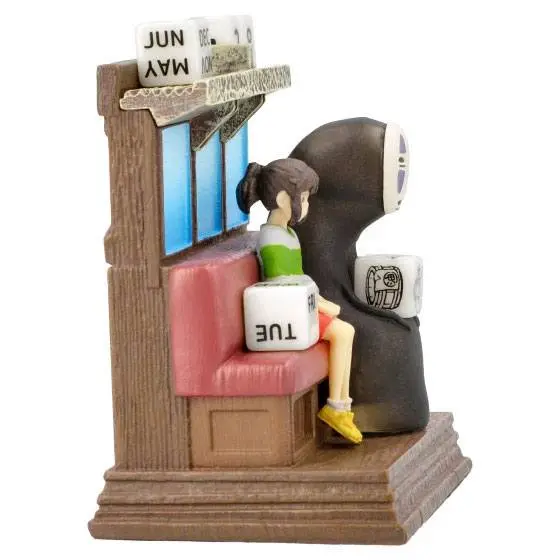 Spirited Away Perpetual Calendar Unabara Train figura Angol nyelvű termékfotó