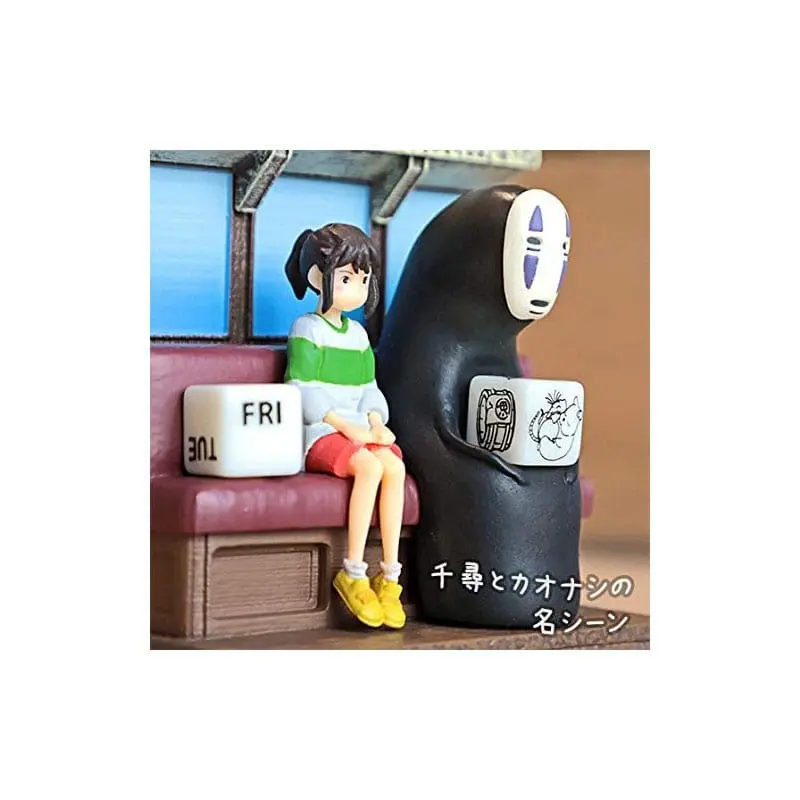 Spirited Away Statue Three-wheeler Diorama / Calendar Take Unabara Train 11 cm termékfotó