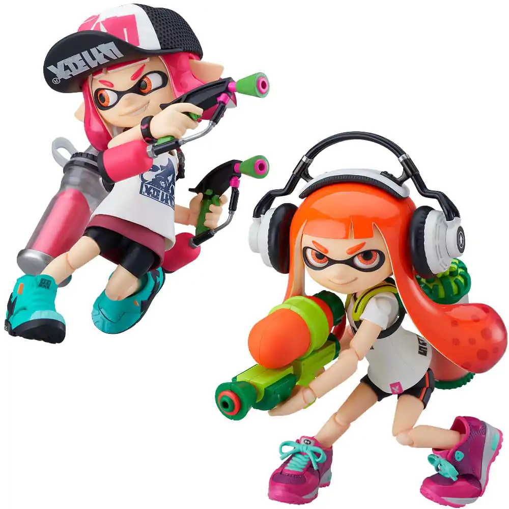 Splatoon/Splatoon 2 Figma akciófigura Splatoon Girl DX Edition 10 cm termékfotó