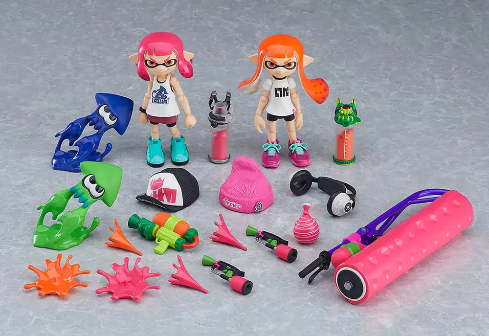 Splatoon/Splatoon 2 Figma akciófigura Splatoon Girl DX Edition 10 cm termékfotó