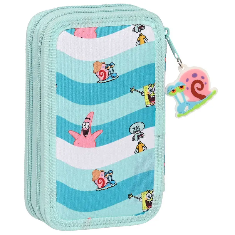 Sponge Bob Stay Positive töltött dupla tolltartó 28db-os termékfotó
