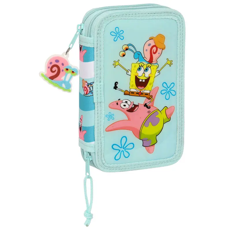 Sponge Bob Stay Positive töltött dupla tolltartó 28db-os termékfotó