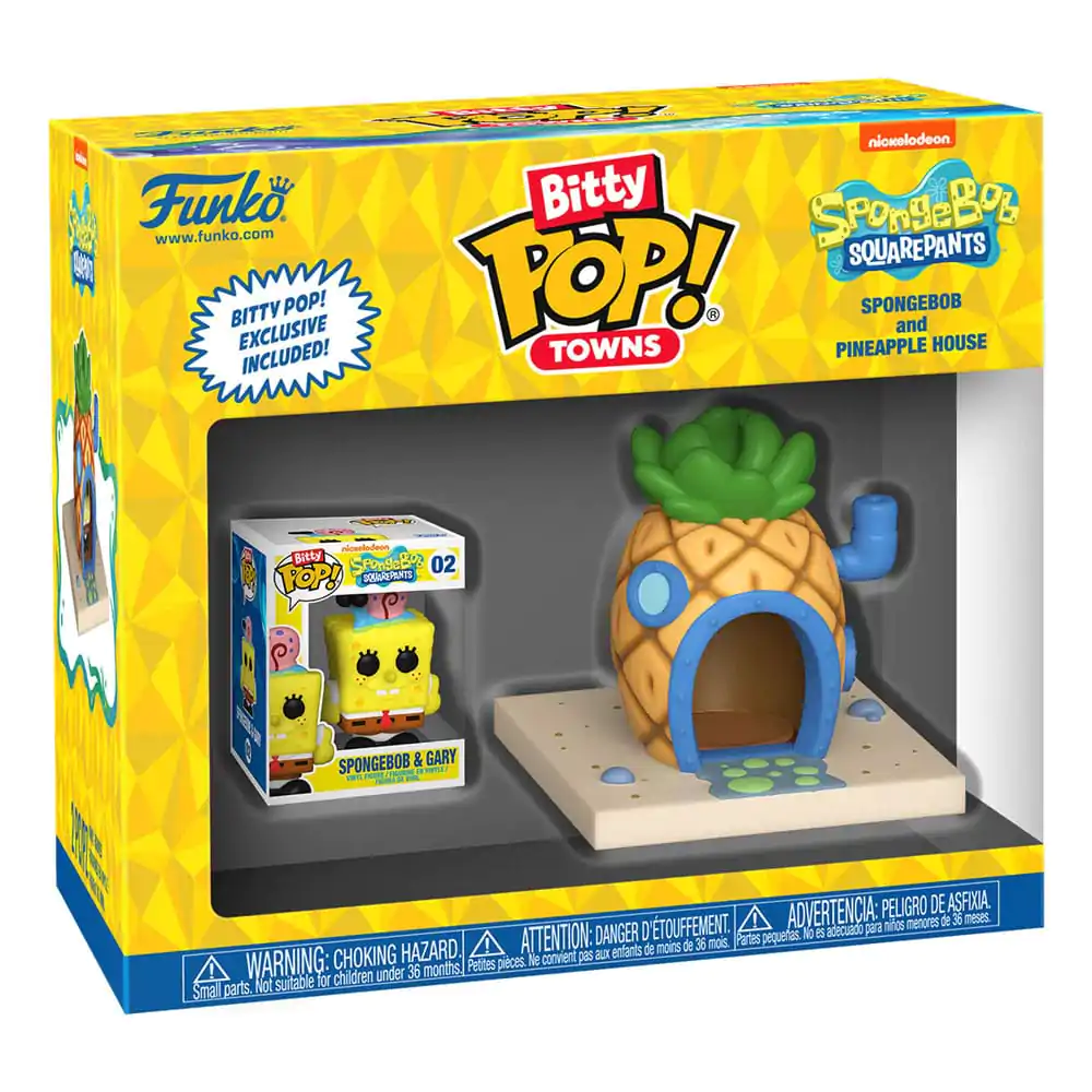 Spongebob Bitty Funko POP! Town Vinyl Figure Spongebob at Home termékfotó