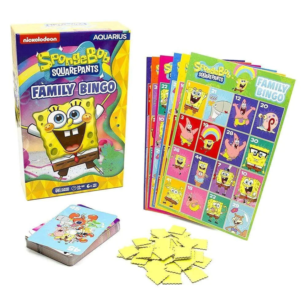 SpongeBob Family Bingo Angol nyelvű társasjáték termékfotó