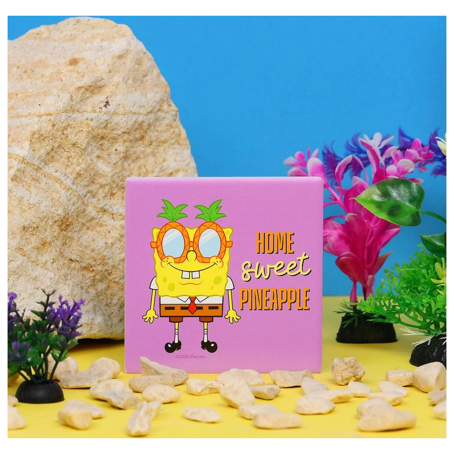 SpongeBob Home Sweet Pineapple kerámia Square poháralátét étkészlet termékfotó