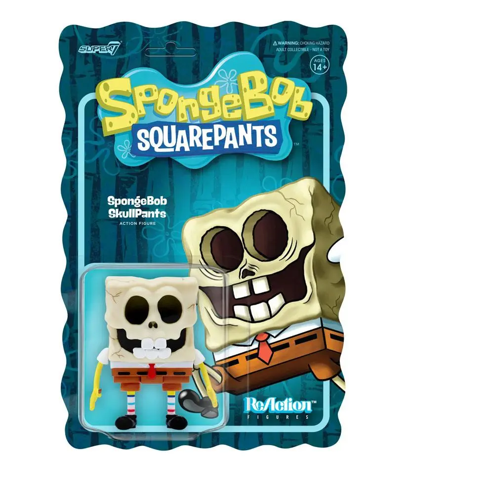 SpongeBob SquarePants  ReAction SpongeBob SkullPants akciófigura 10 cm termékfotó