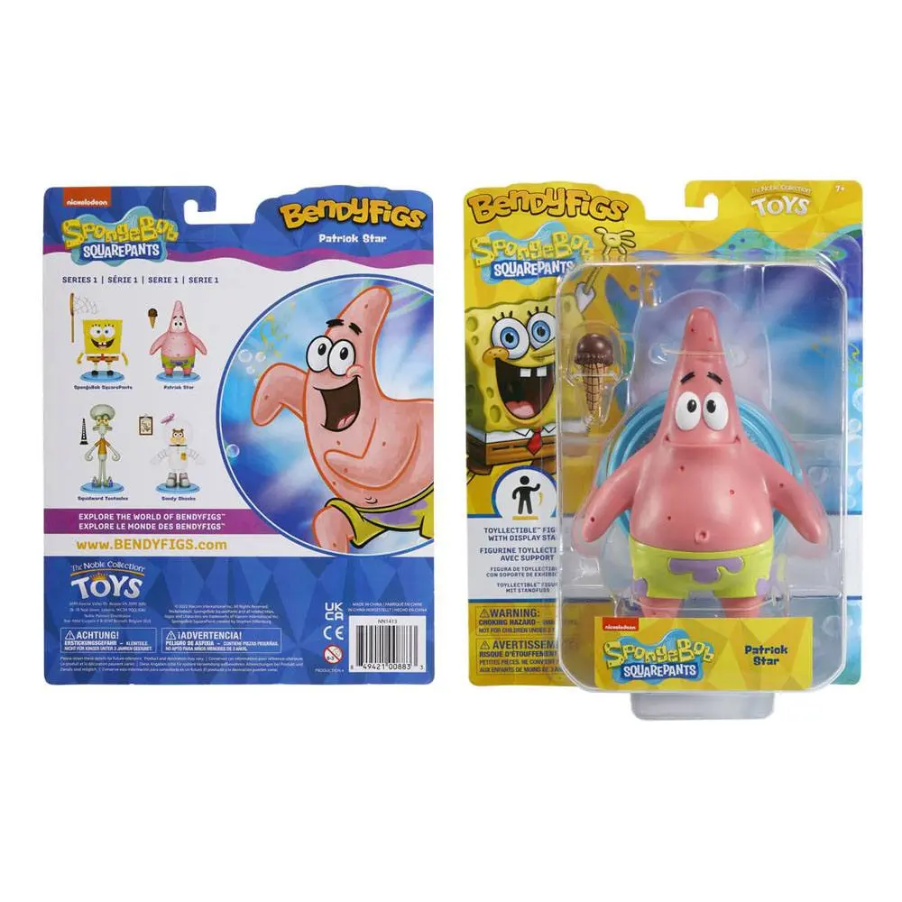 SpongeBob SquarePants Bendyfigs Bendable Patrick figura 16 cm termékfotó