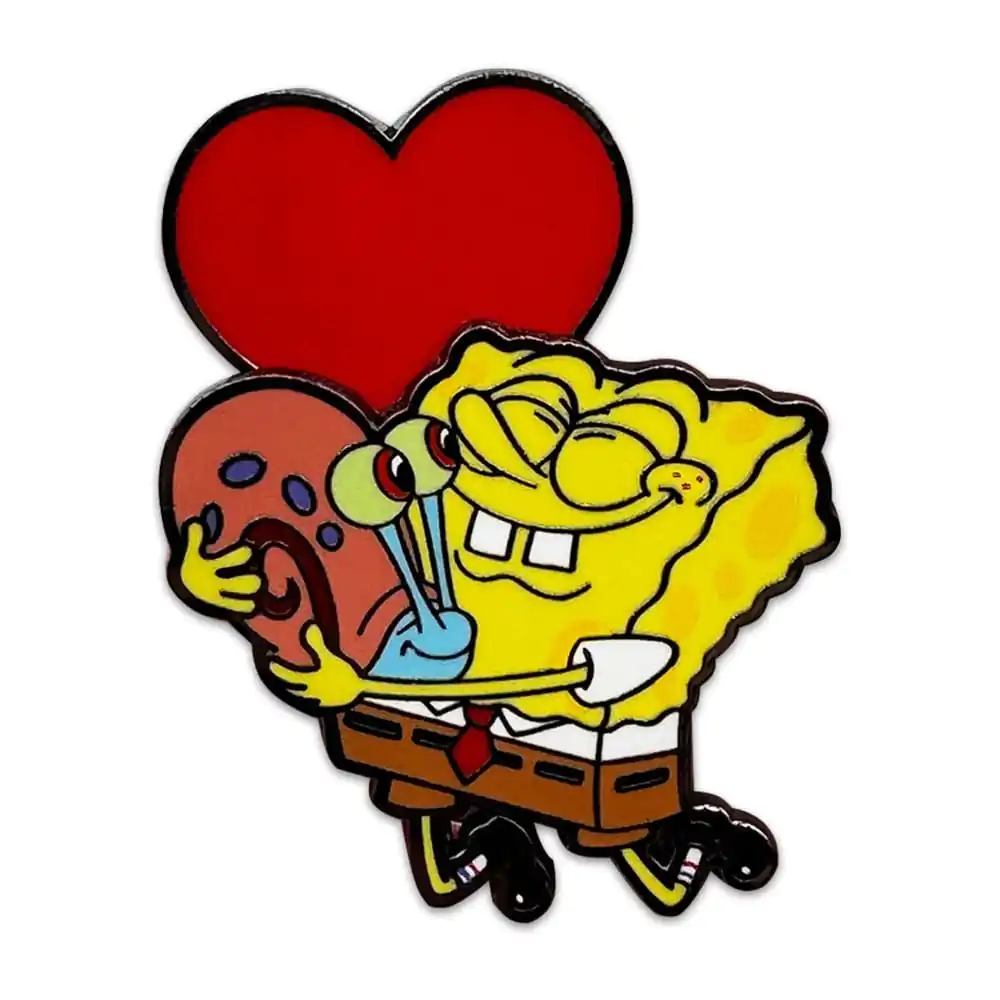 SpongeBob SquarePants Bobble Spongebob Heart kitűző 5 cm termékfotó