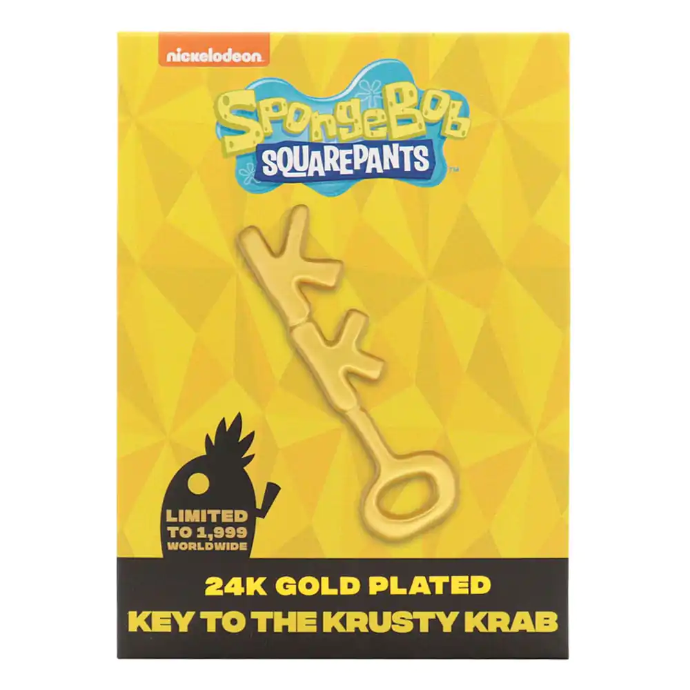 SpongeBob SquarePants Crusty Crab Key replika (24k aranyozott) termékfotó