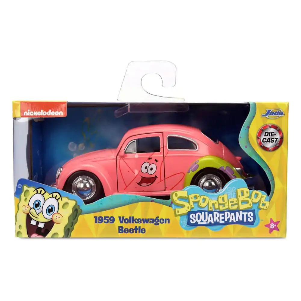 Spongebob Squarepants Diecast Model 1/32 1959 VW Beetle Patrick termékfotó