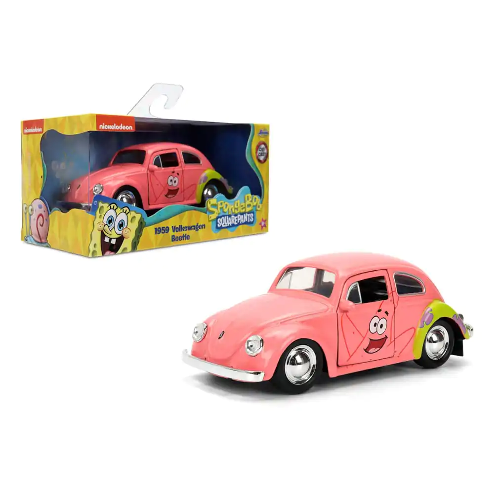 Spongebob Squarepants Diecast Model 1/32 1959 VW Beetle Patrick termékfotó