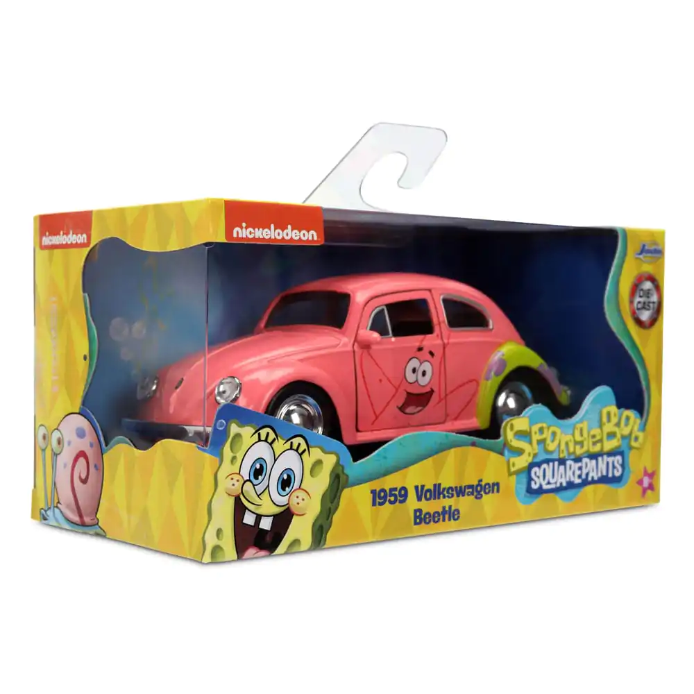 Spongebob Squarepants Diecast Model 1/32 1959 VW Beetle Patrick termékfotó
