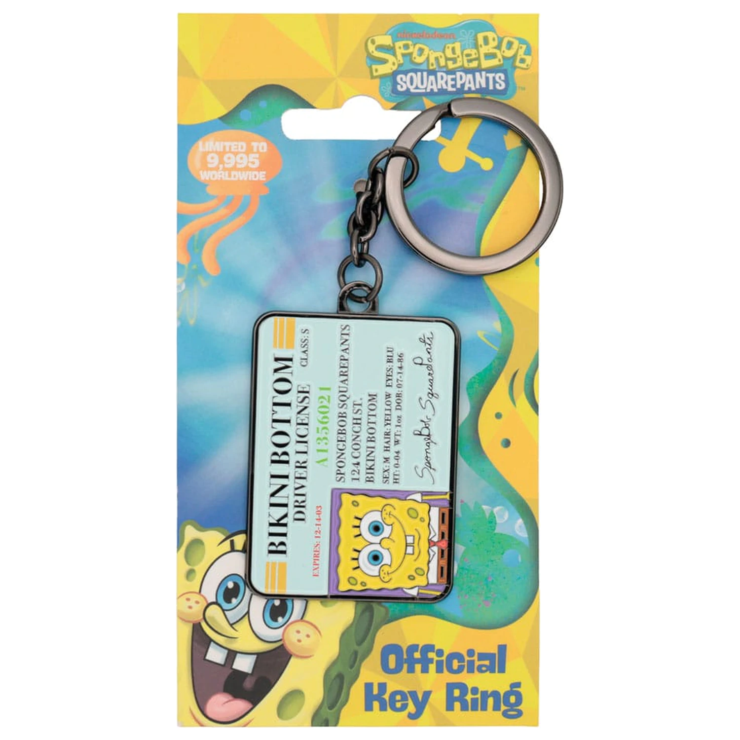 SpongeBob Squarepants Driver License kulcstartó Limitált kiadás      termékfotó