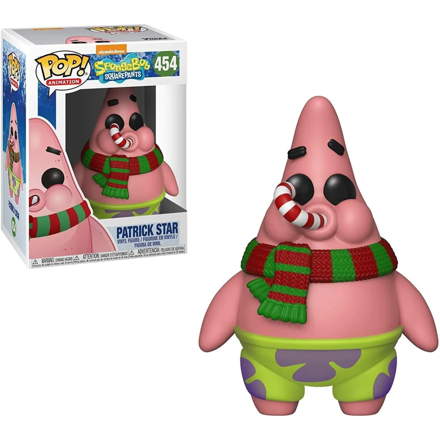 SpongeBob SquarePants Funko POP! Vinyl figura Patrick Xmas 9 cm termékfotó
