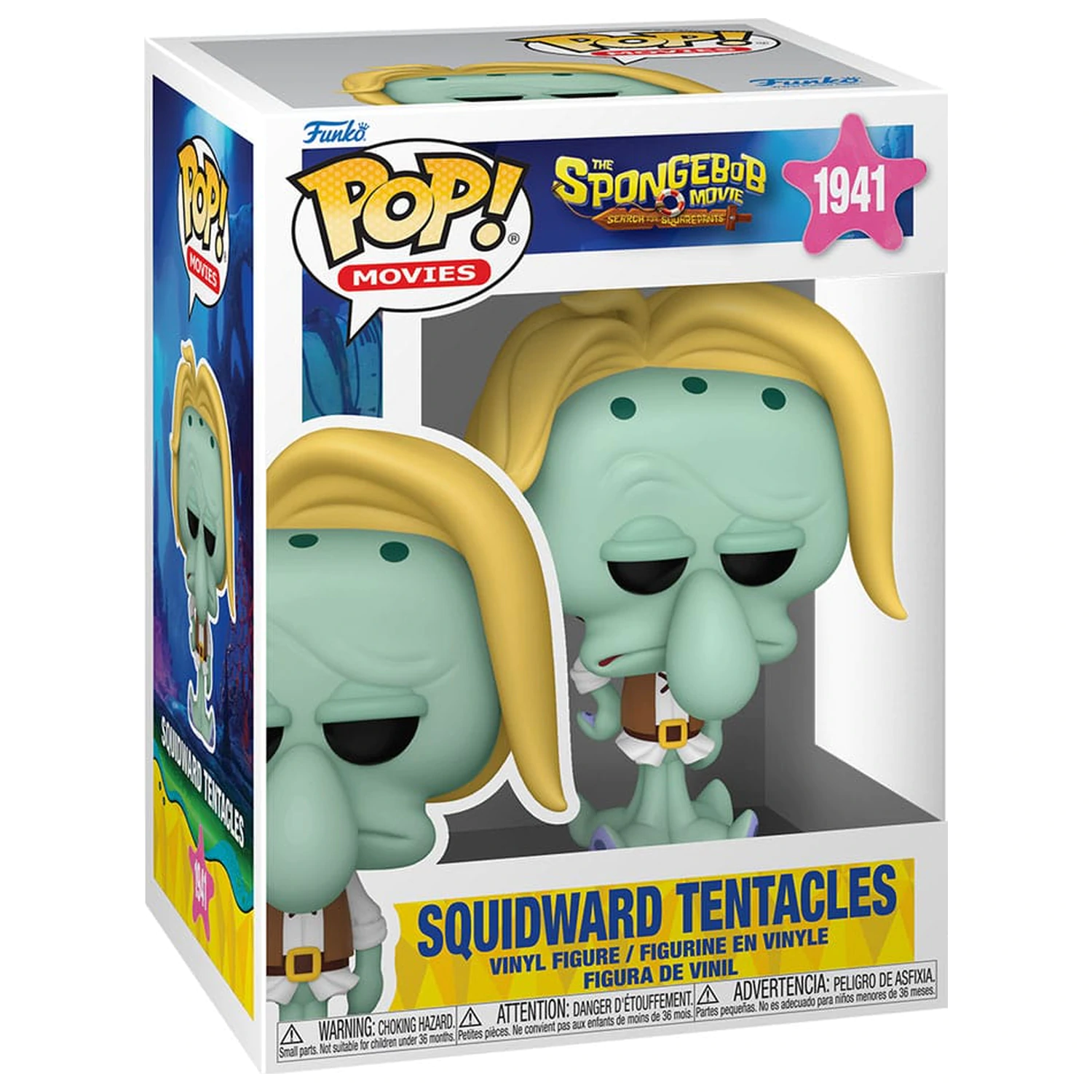 SpongeBob SquarePants Funko POP! Vinyl figura Squidward Tentacles (Pirate) 9 cm termékfotó