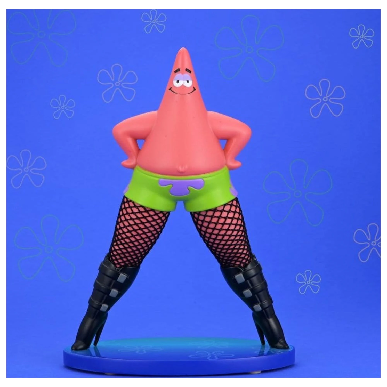 SpongeBob SquarePants Goofy Goober Rock Art figura Patrick Star in Fishnets 15 cm termékfotó