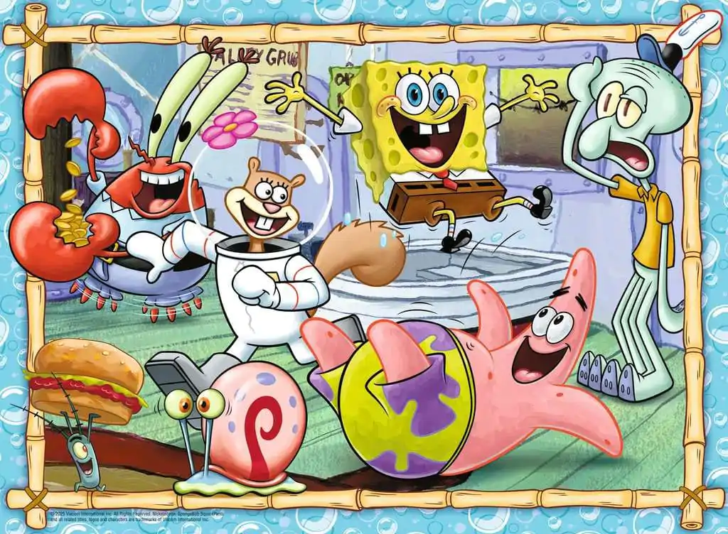 SpongeBob SquarePants New Adventures in Bikini Bottom XXL puzzle (200 darab) termékfotó
