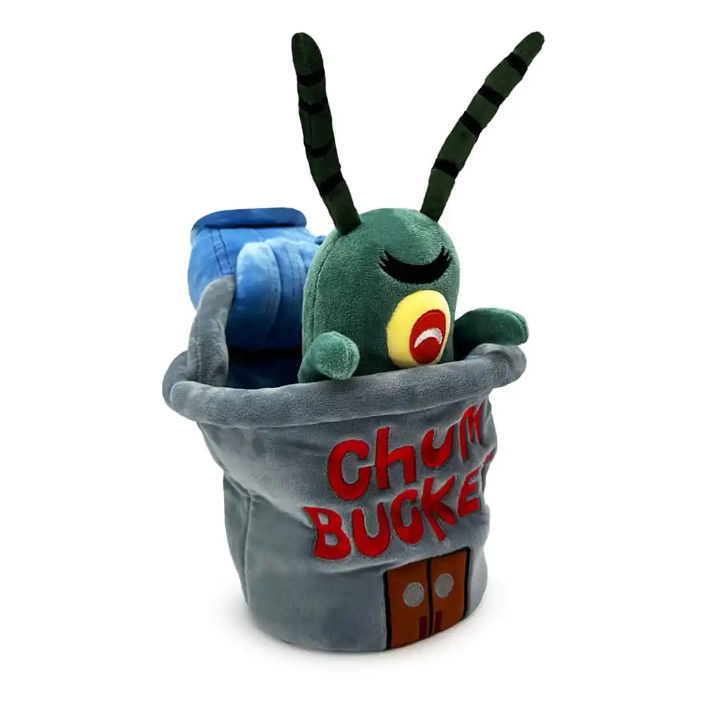 SpongeBob SquarePants Plush Figure Plankton Chum Bucket 22 cm termékfotó