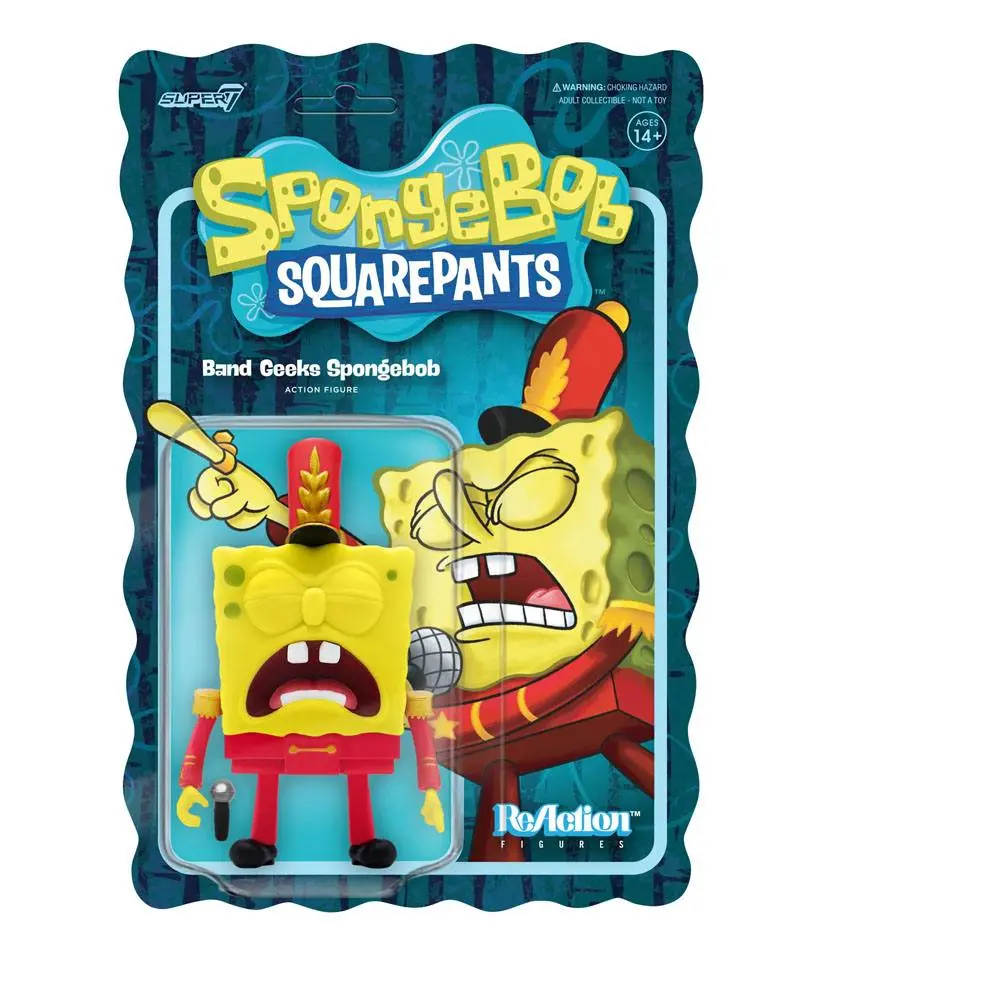 SpongeBob SquarePants ReAction Band Geeks SpongeBob akciófigura 10 cm termékfotó