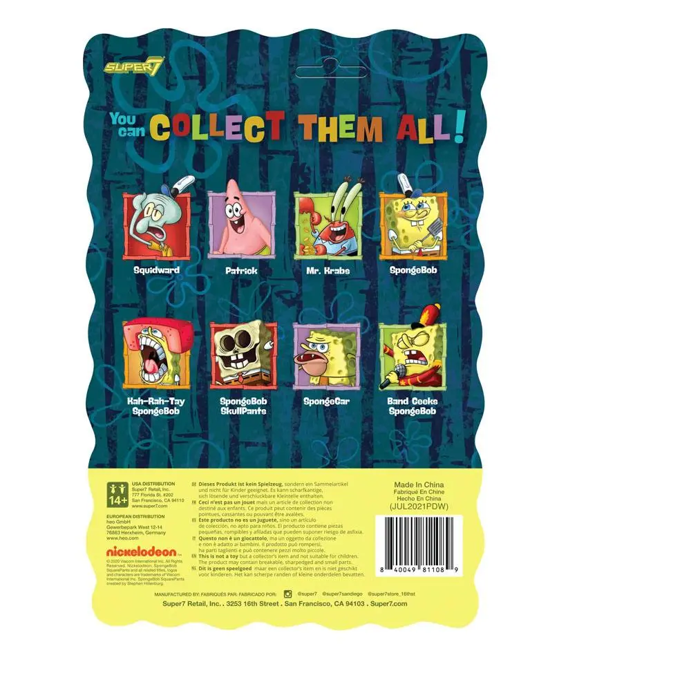 SpongeBob SquarePants ReAction Kah-Rah-Tay SpongeBob akciófigura 10 cm termékfotó