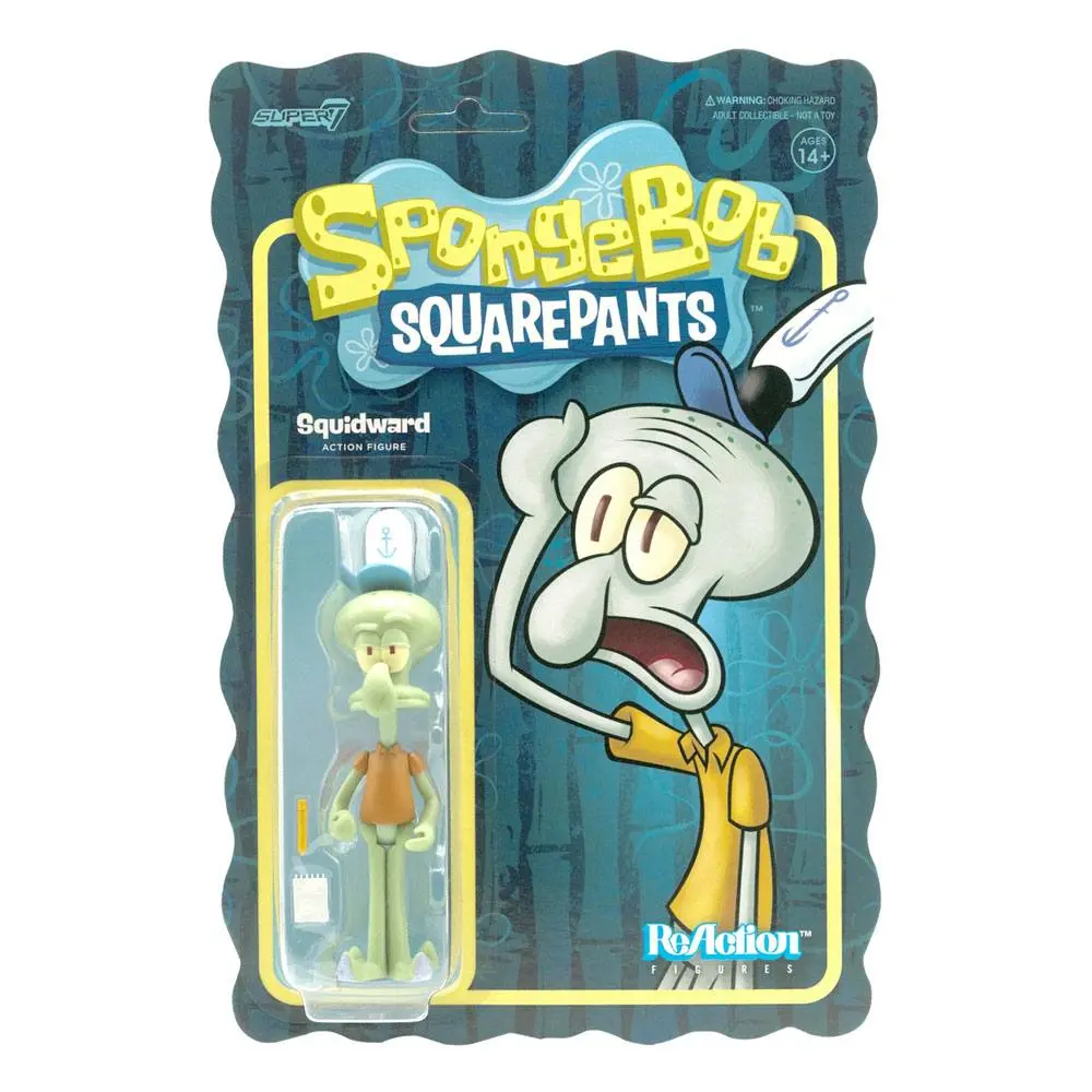 SpongeBob SquarePants ReAction Squidward akciófigura 10 cm termékfotó