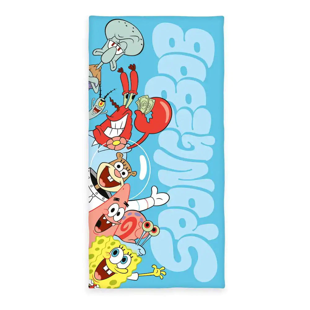 SpongeBob Squarepants Velour törölköző 75 x 150 cm   termékfotó