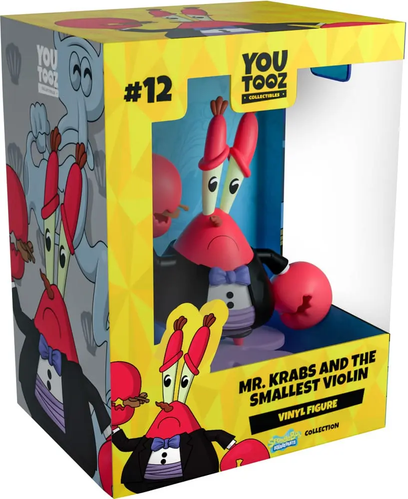 SpongeBob Vinyl figura Mr. Krabs and The Smallest Violin 11 cm termékfotó