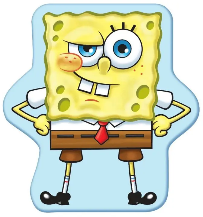 SpongyaBob formapárna, díszpárna 39*42 cm termékfotó