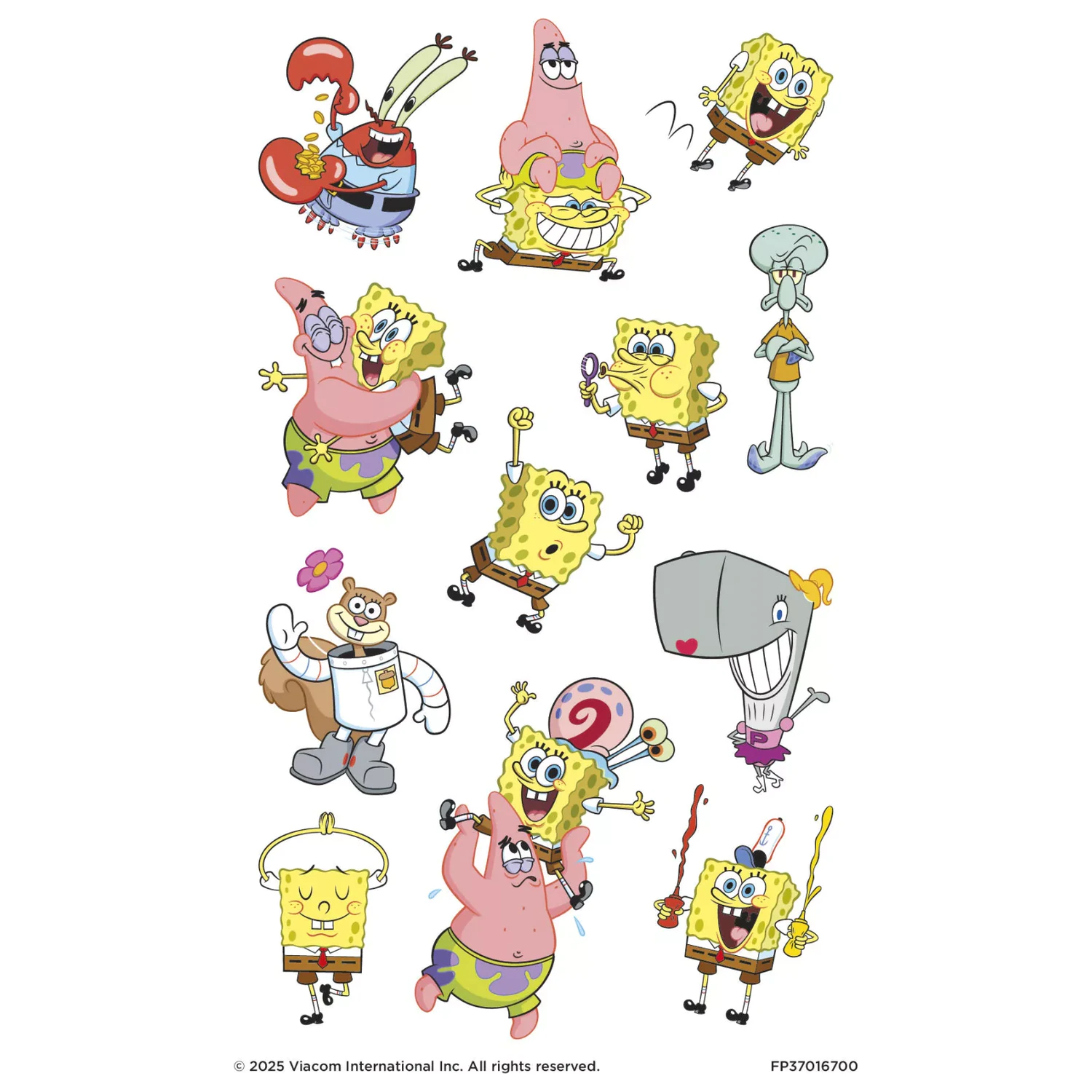 SpongyaBob Fun tetkó 12 db-os termékfotó