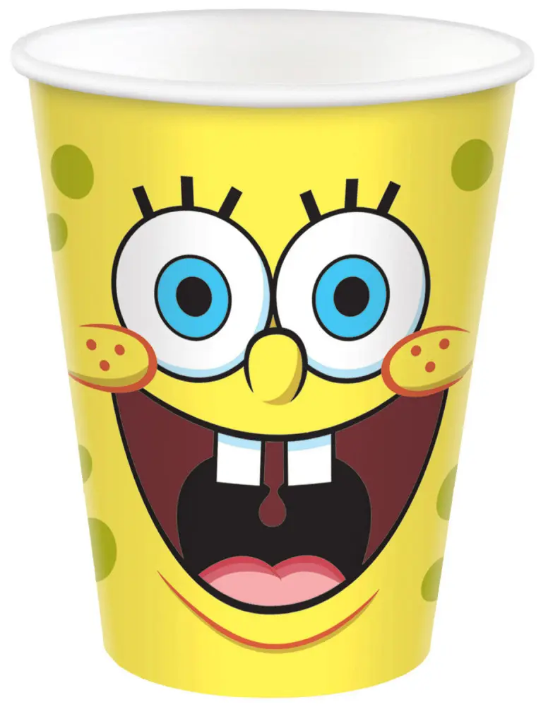 SpongyaBob papír pohár 8 db-os 250 ml termékfotó