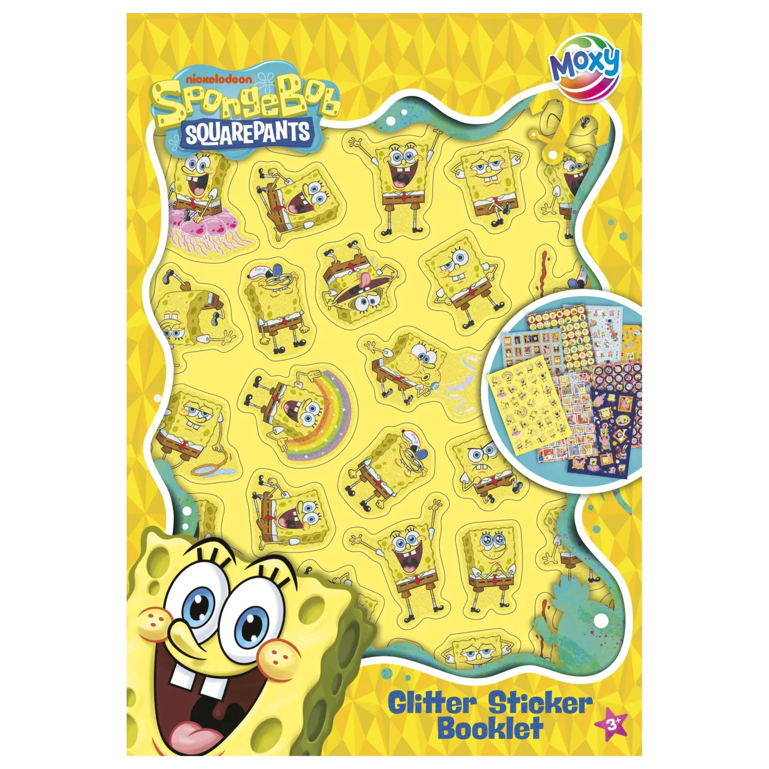 SpongyaBob Smile matrica csomag 8 ív termékfotó