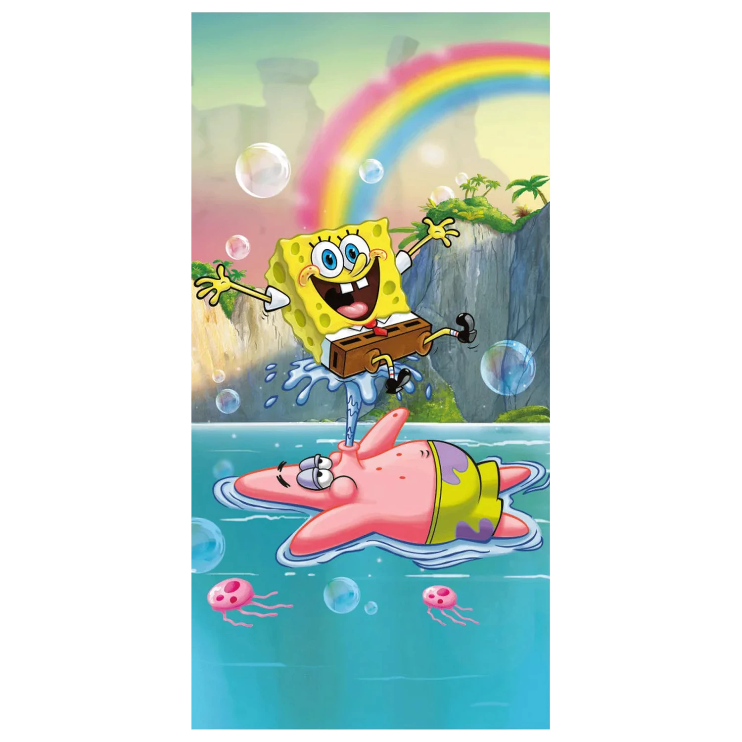 SpongyaBob Tropical Duo törölköző 70x140cm termékfotó