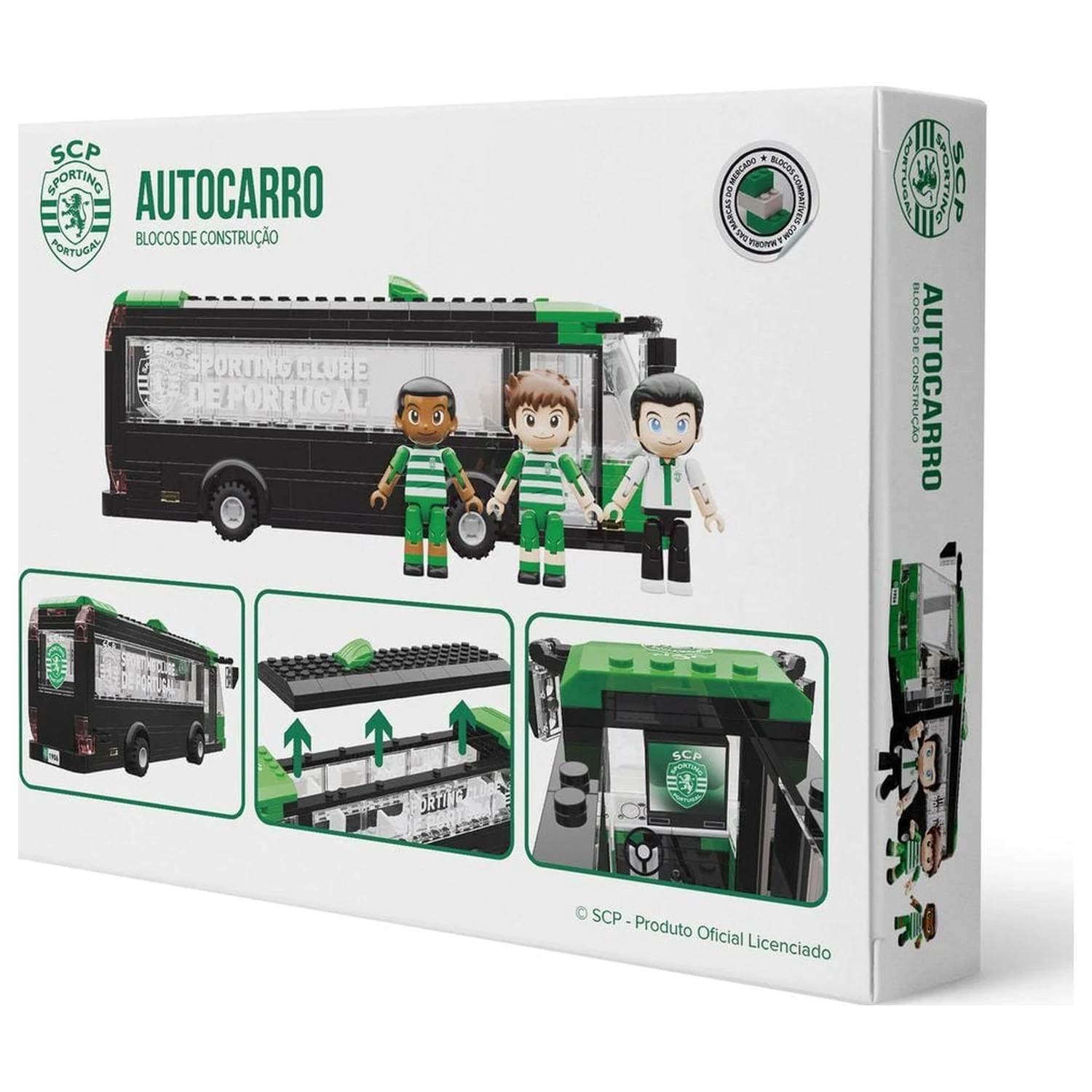 Sporting CP bus set with figures játékszett 332db-os termékfotó