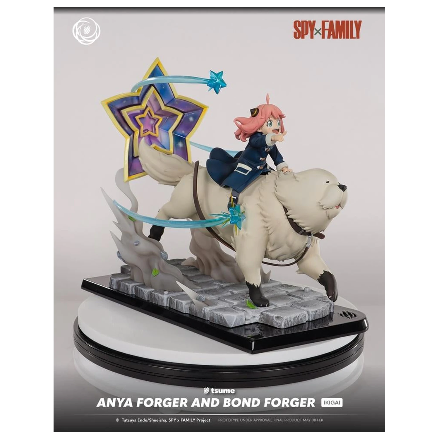 Spy x Family Anya Forger & Bond szobor figura Ikigai 1/6 By Tsume 32cm termékfotó